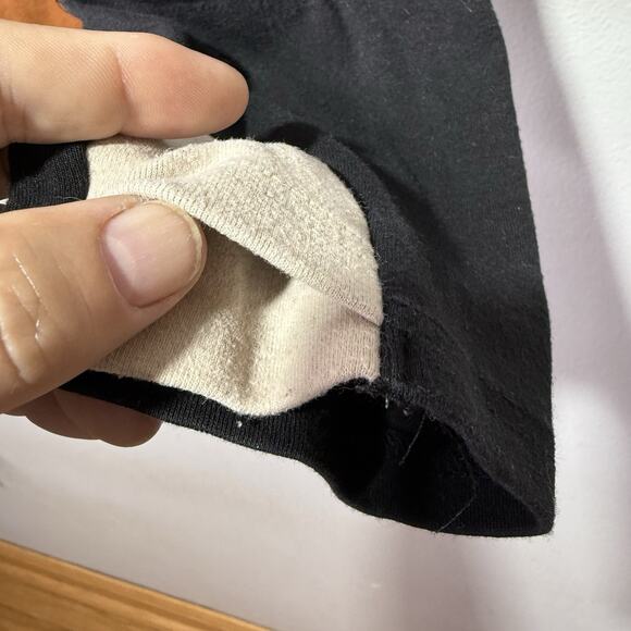 Ampersand Avenue Triple Stretch Hoodie XXXL Black Tan Rust Colorblock Pullover - Picture 4 of 7